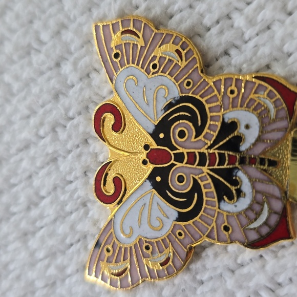 Cloisonnee Butterfly Bookmarks Set of Two (2) - Picture 3 of 8